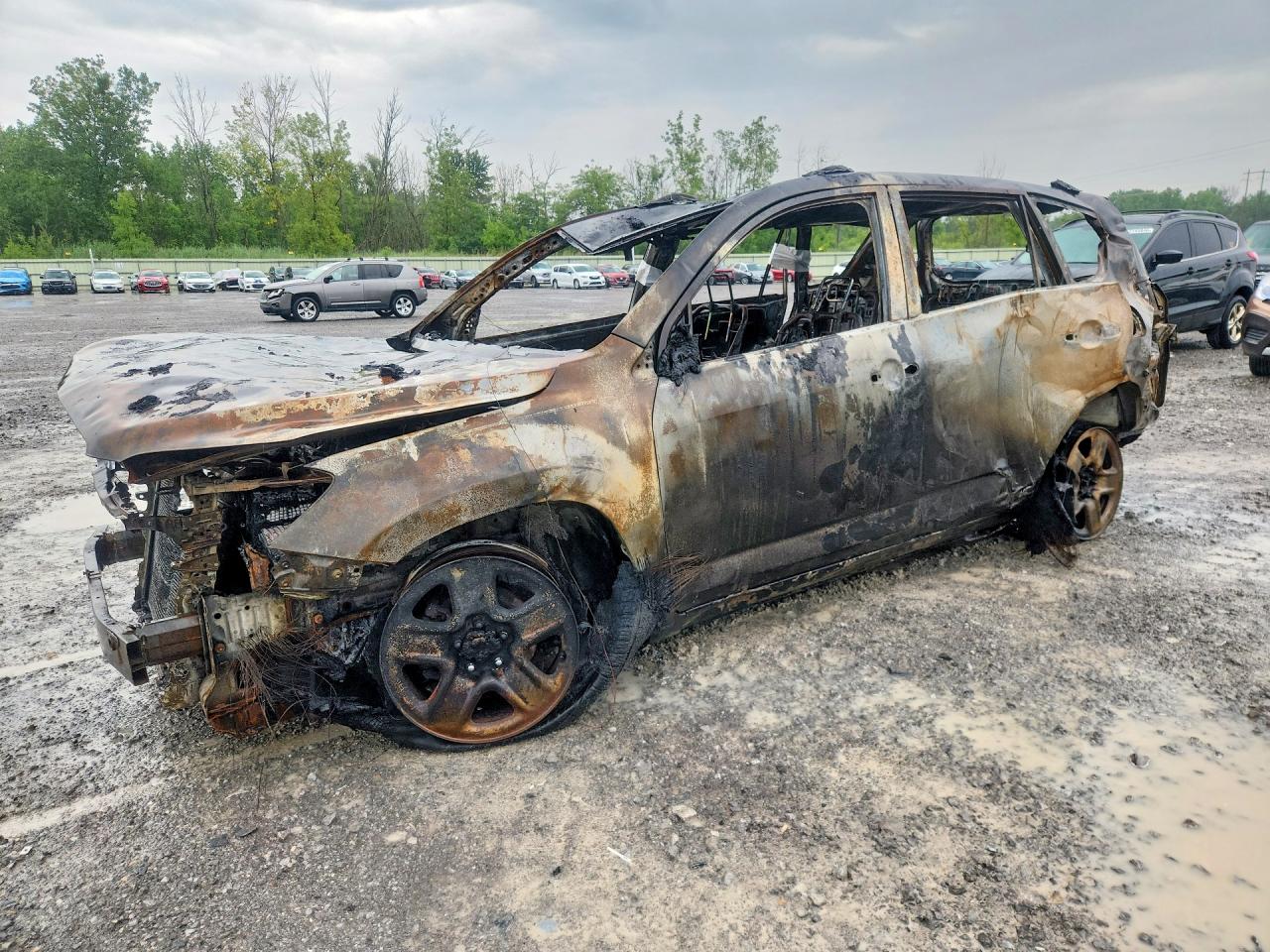 2007 Toyota RAV4, VIN JTMBD33V675098356 — Burn