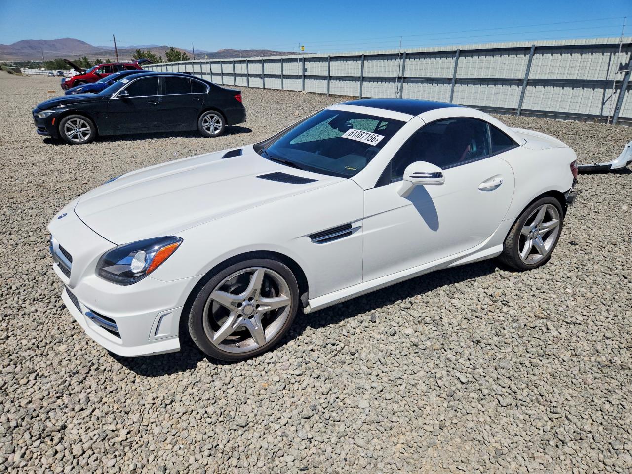 2014 Mercedes-Benz SLK 250, VIN WDDPK4HAXEF086165 — Rear end