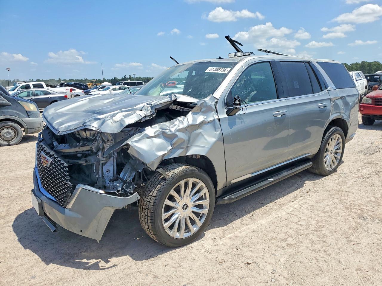 2024 Cadillac Escalade RWD Premium Luxury, VIN 1GYS3BKL1RR417701 — Rollover