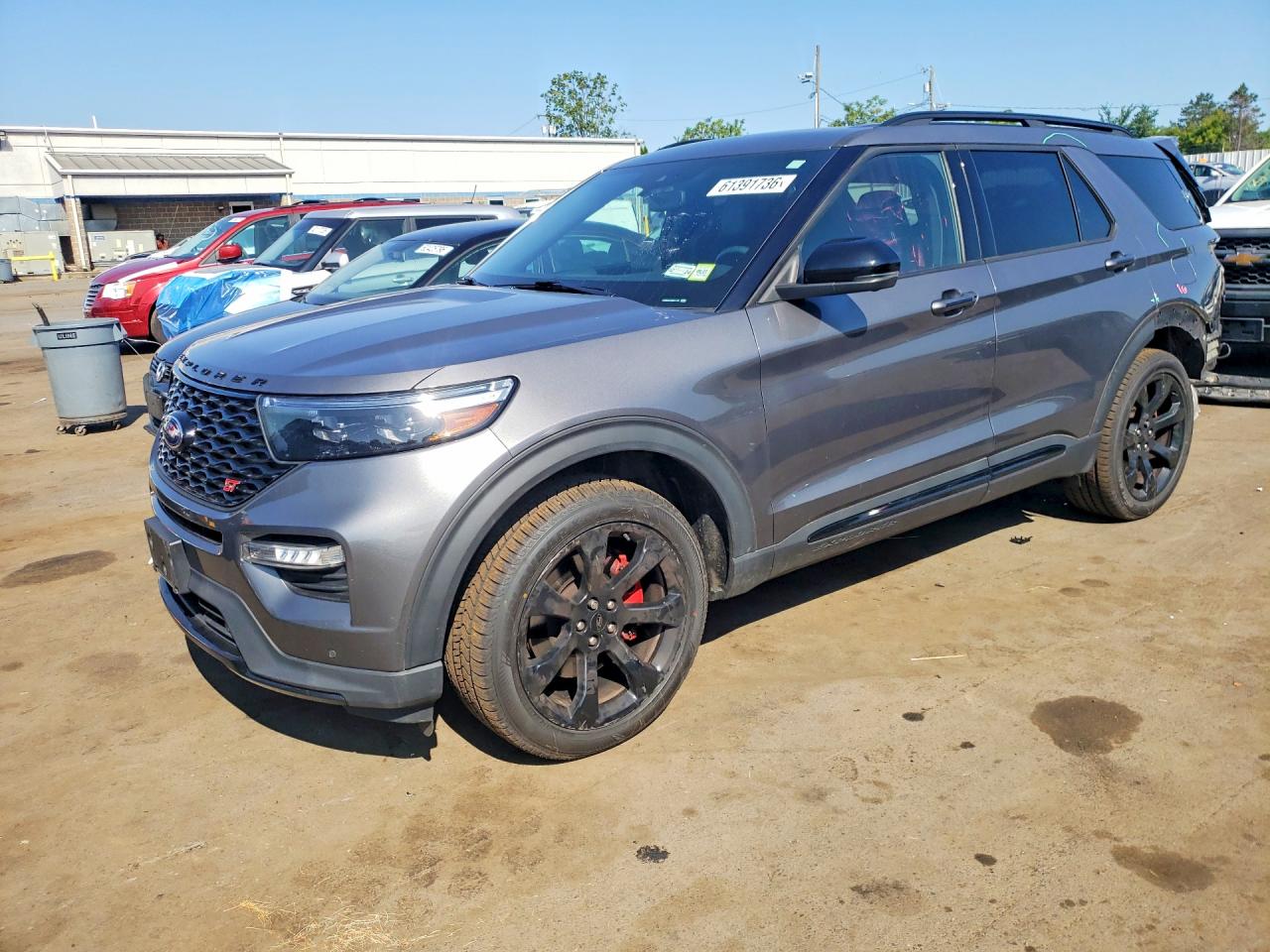 2022 Ford Explorer ST, VIN 1FM5K8GC3NGC21178 — Rear end