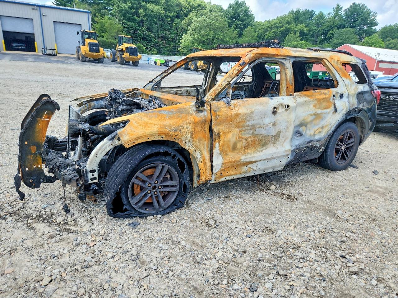 2021 Ford Explorer XLT, VIN 1FMSK8DH8MGC29617 — Burn