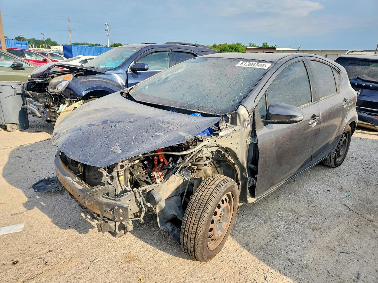 2013 Toyota Prius One, VIN JTDKDTB3XD1548691 — Prior damage history