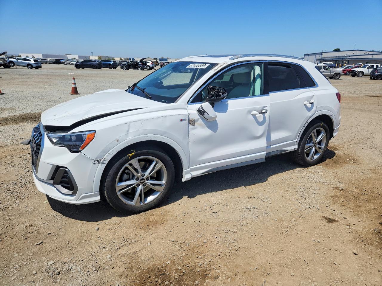 2021 Audi Q3 S line Premium, VIN WA1DECF39M1137955 — Rollover