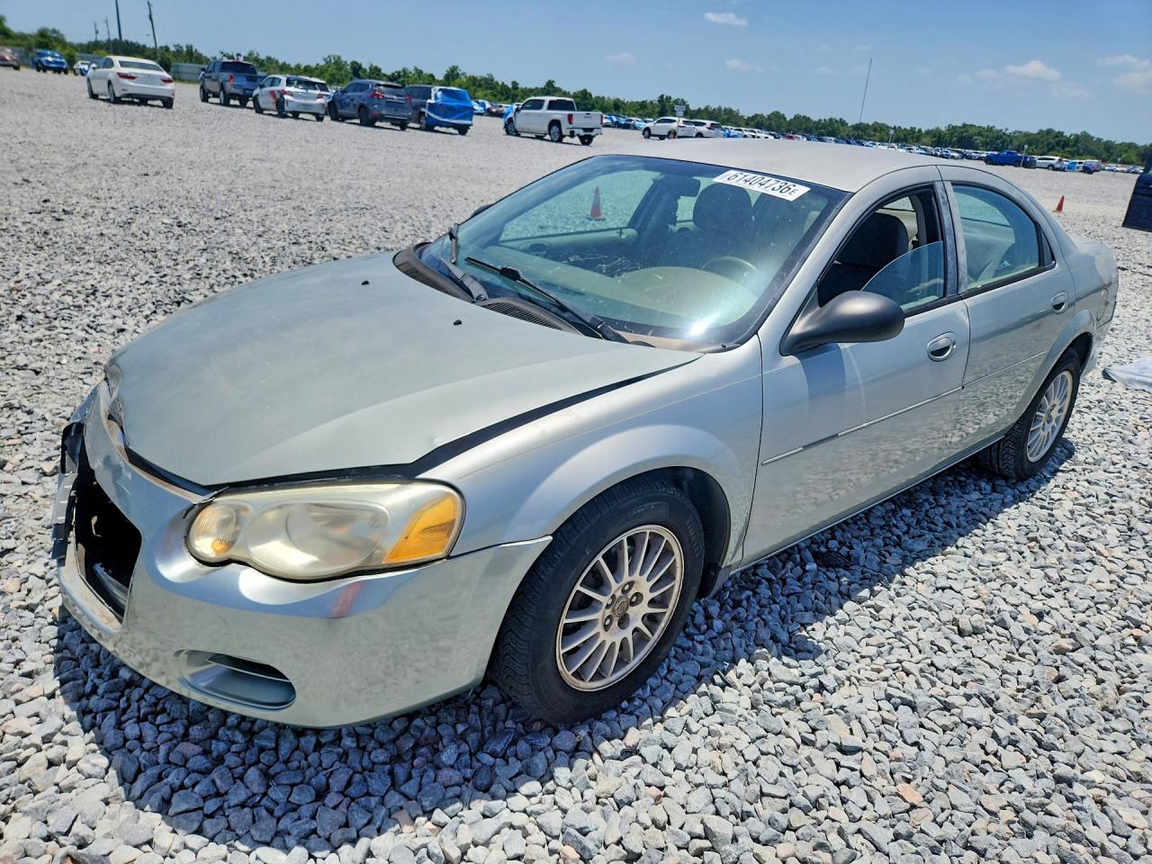 2004 Chrysler Sebring LX, VIN 1C3EL46X64N304424 — Front end