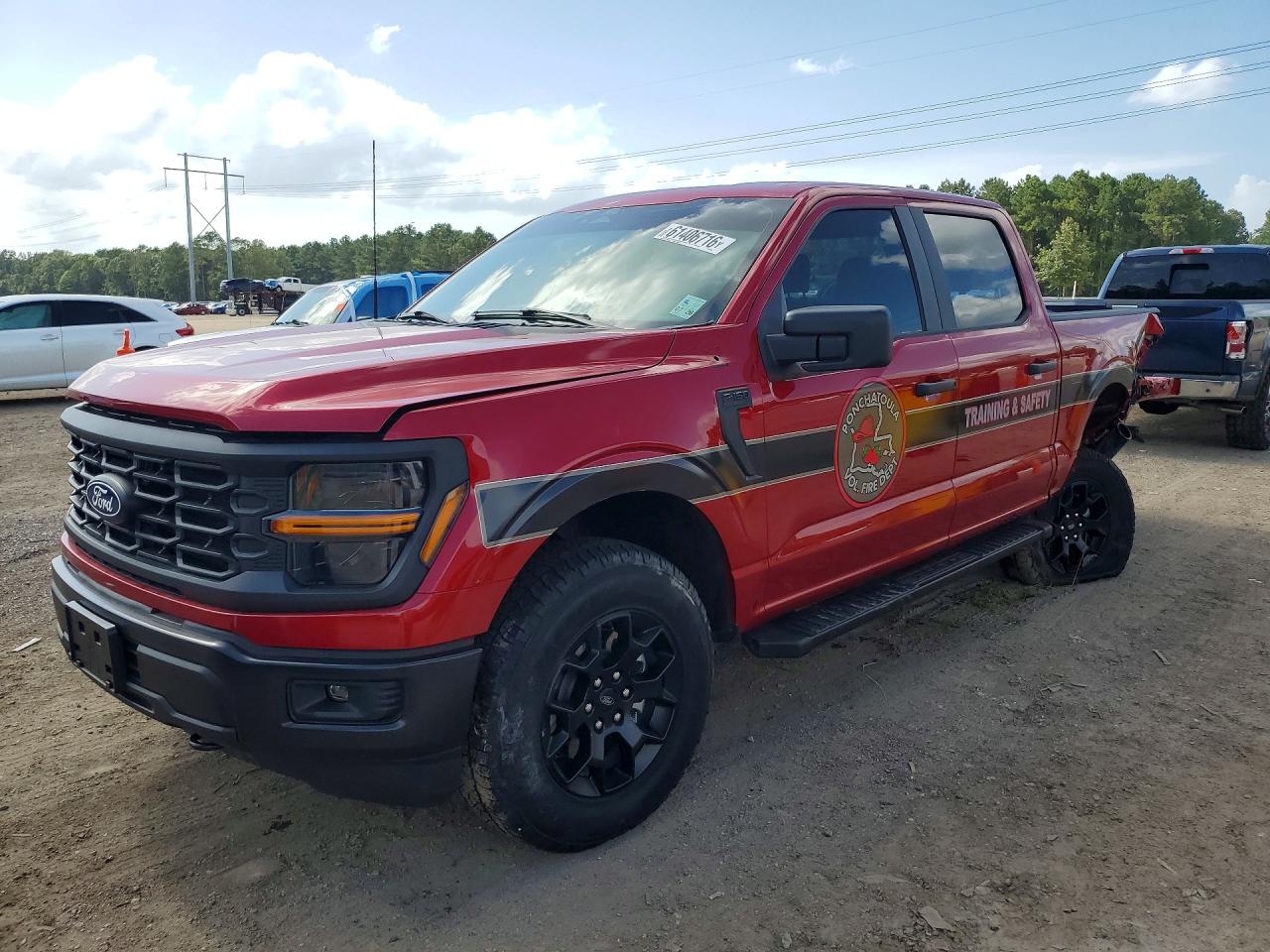 2024 Ford F-150 STX, VIN 1FTFW2L57RFA12930 — Frame damage