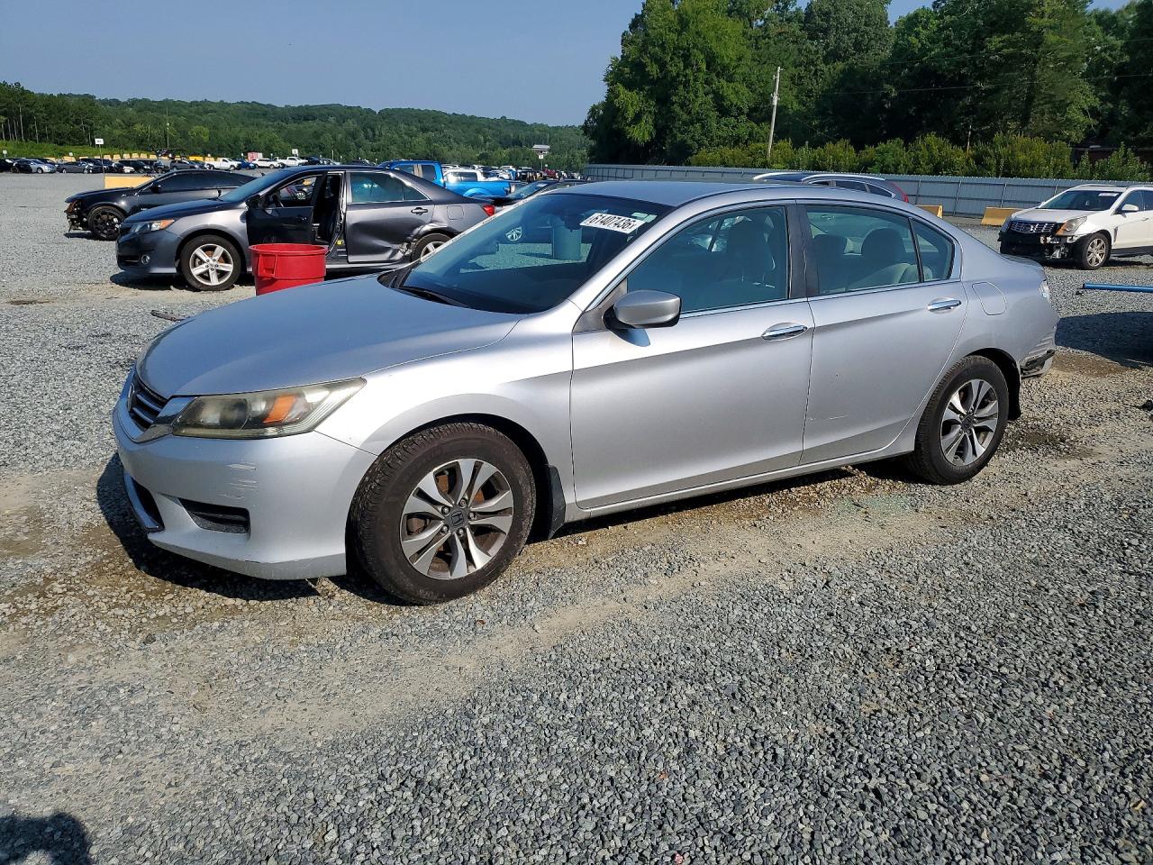 2013 Honda Accord LX, VIN 1HGCR2F37DA063162 — Rear end