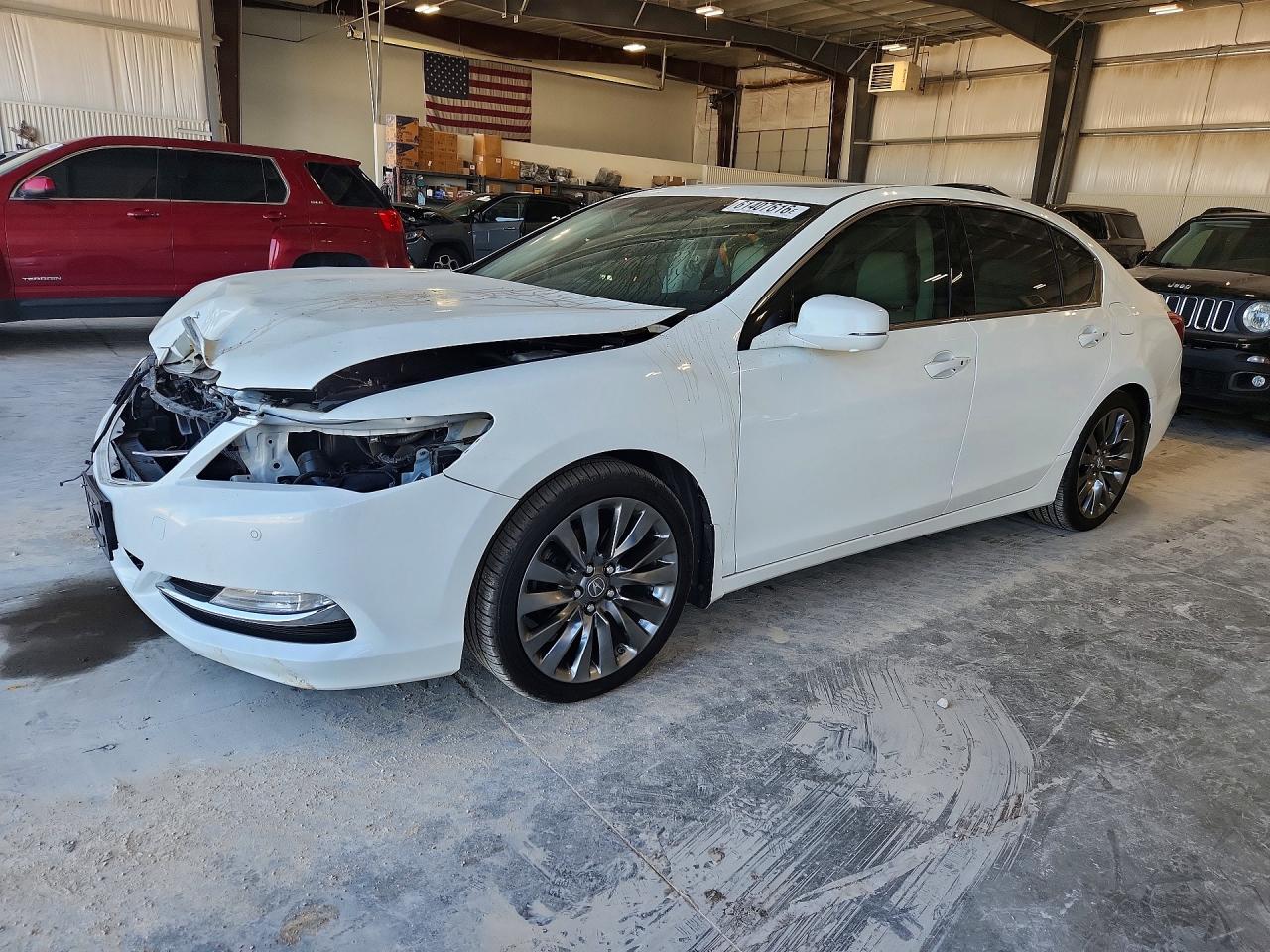 2016 Acura RLX Advance, VIN JH4KC1F91GC001788 — Front end