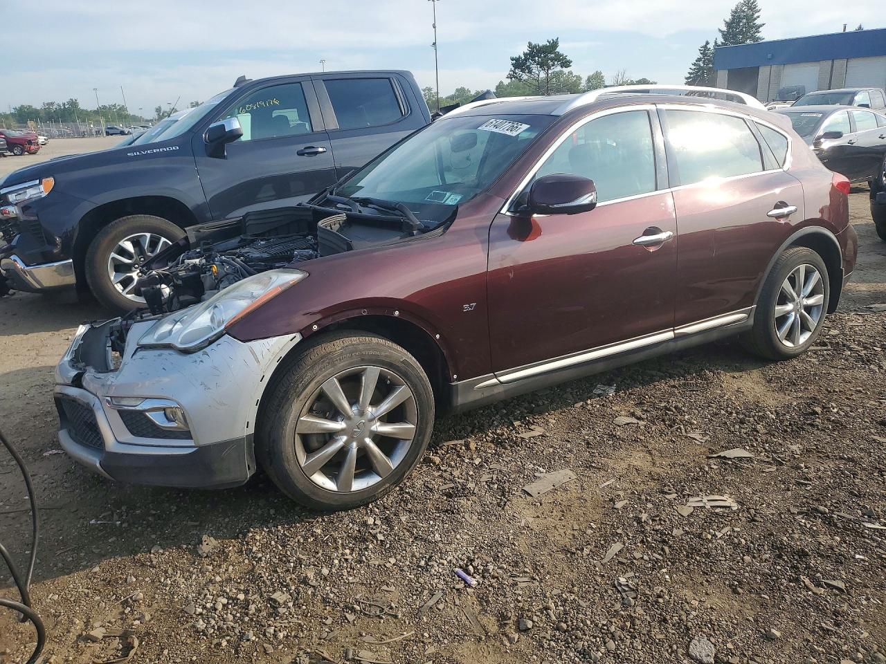 2017 Infiniti QX50, VIN JN1BJ0RRXHM402171 — Бок