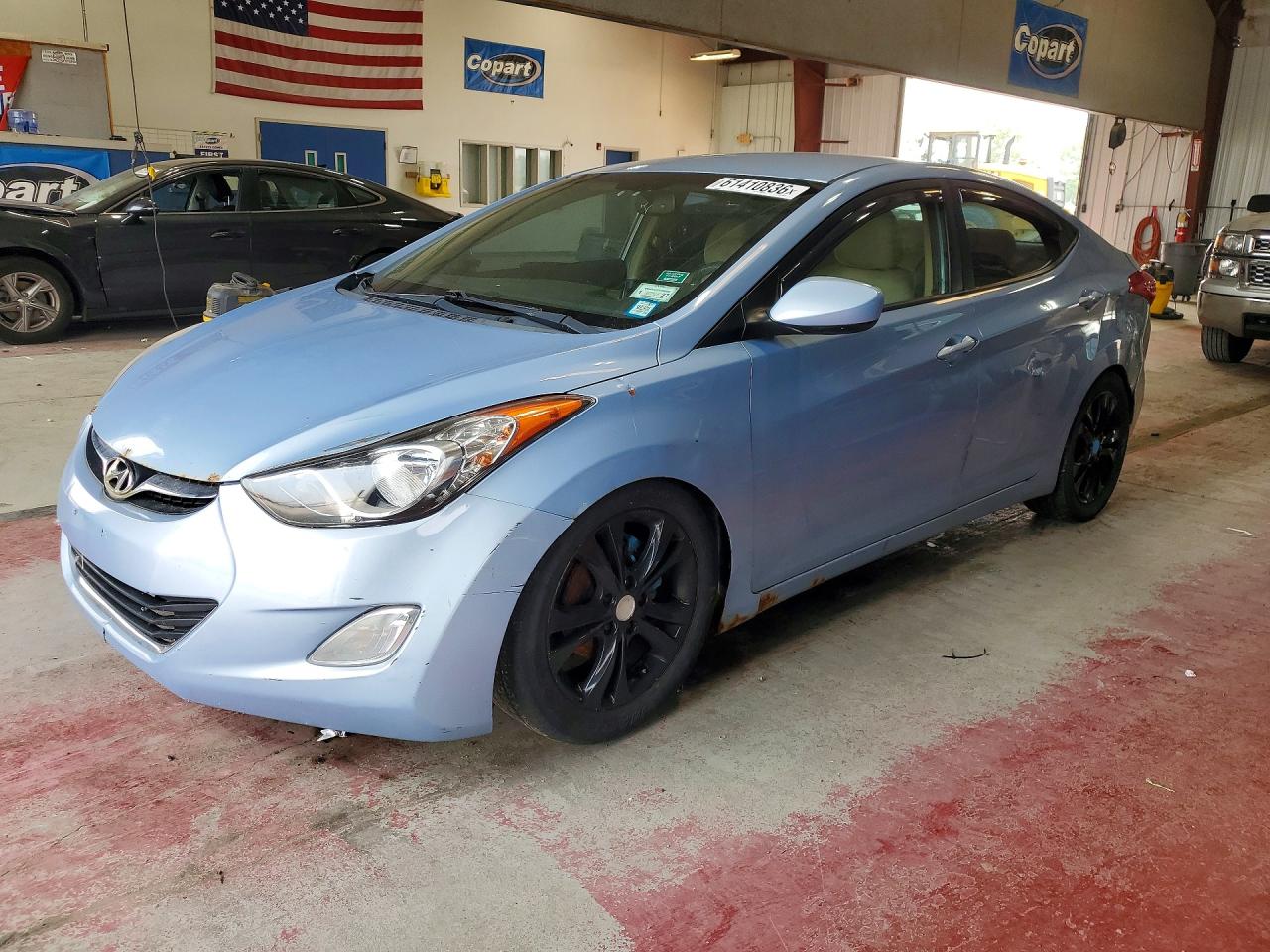 2012 Hyundai Elantra GLS, VIN KMHDH4AE5CU293902 — Normal wear