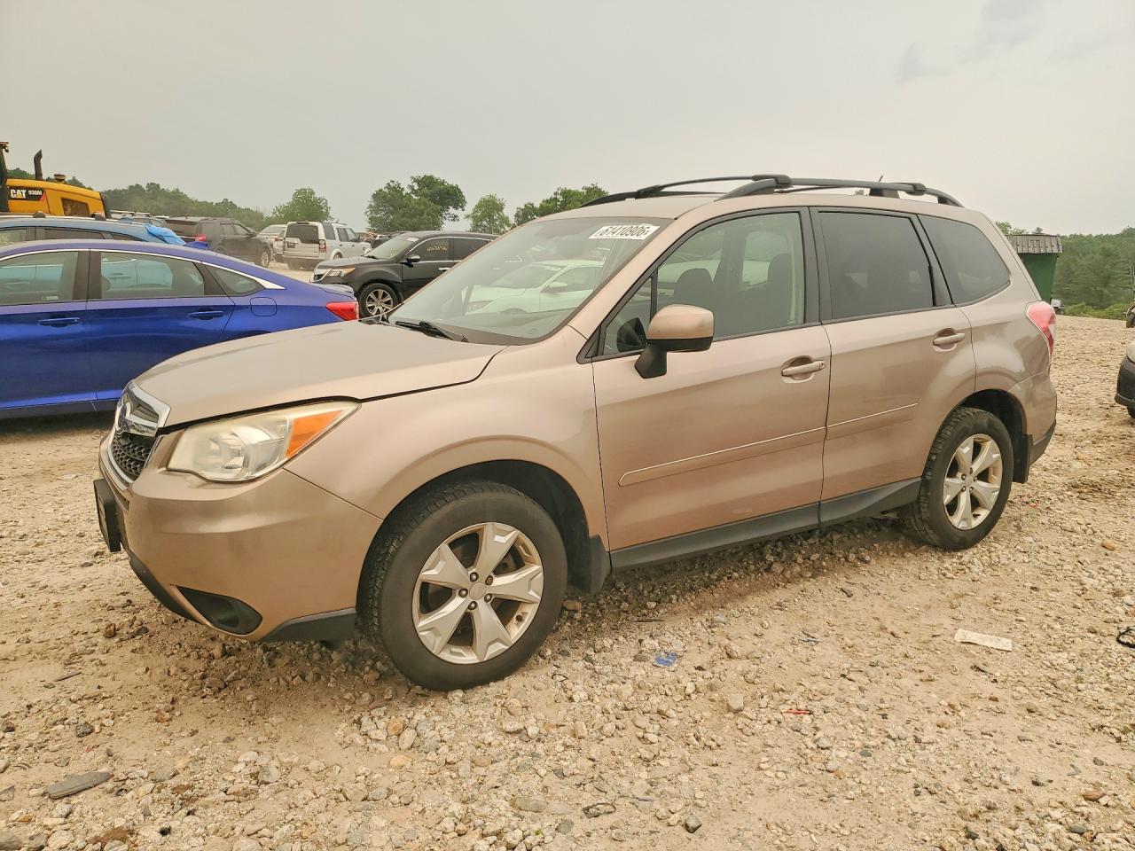 2014 Subaru Forester Premium, VIN JF2SJACC2EG545604 — Undercarriage