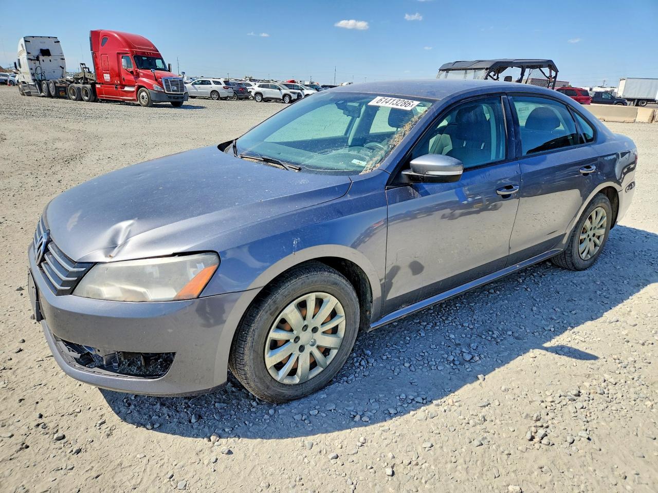 2013 Volkswagen Passat S, VIN 1VWAP7A38DC012531 — Hail