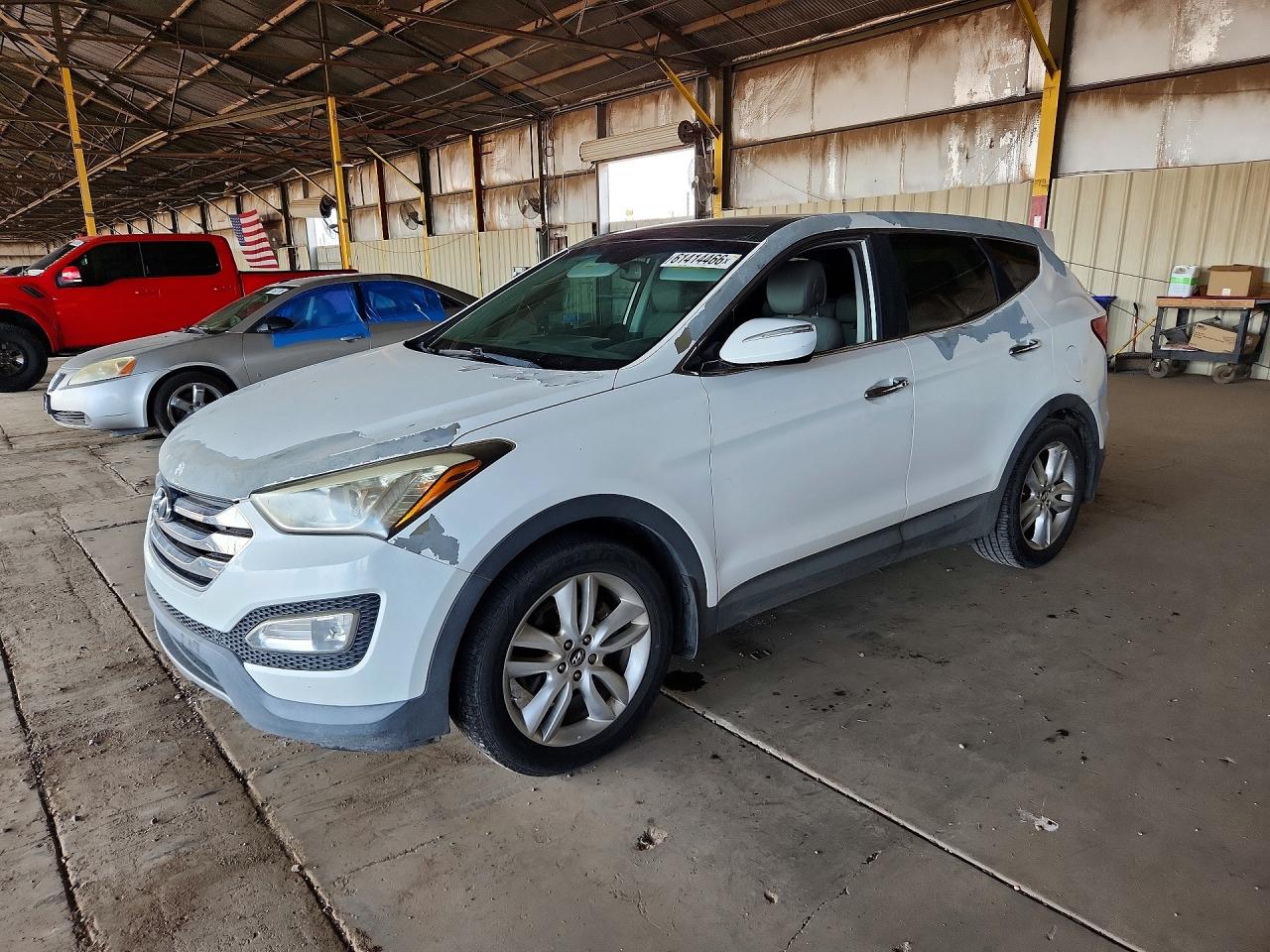 2013 Hyundai Santa Fe Sport, VIN 5XYZW3LA2DG105344 — Minor dents and scratches