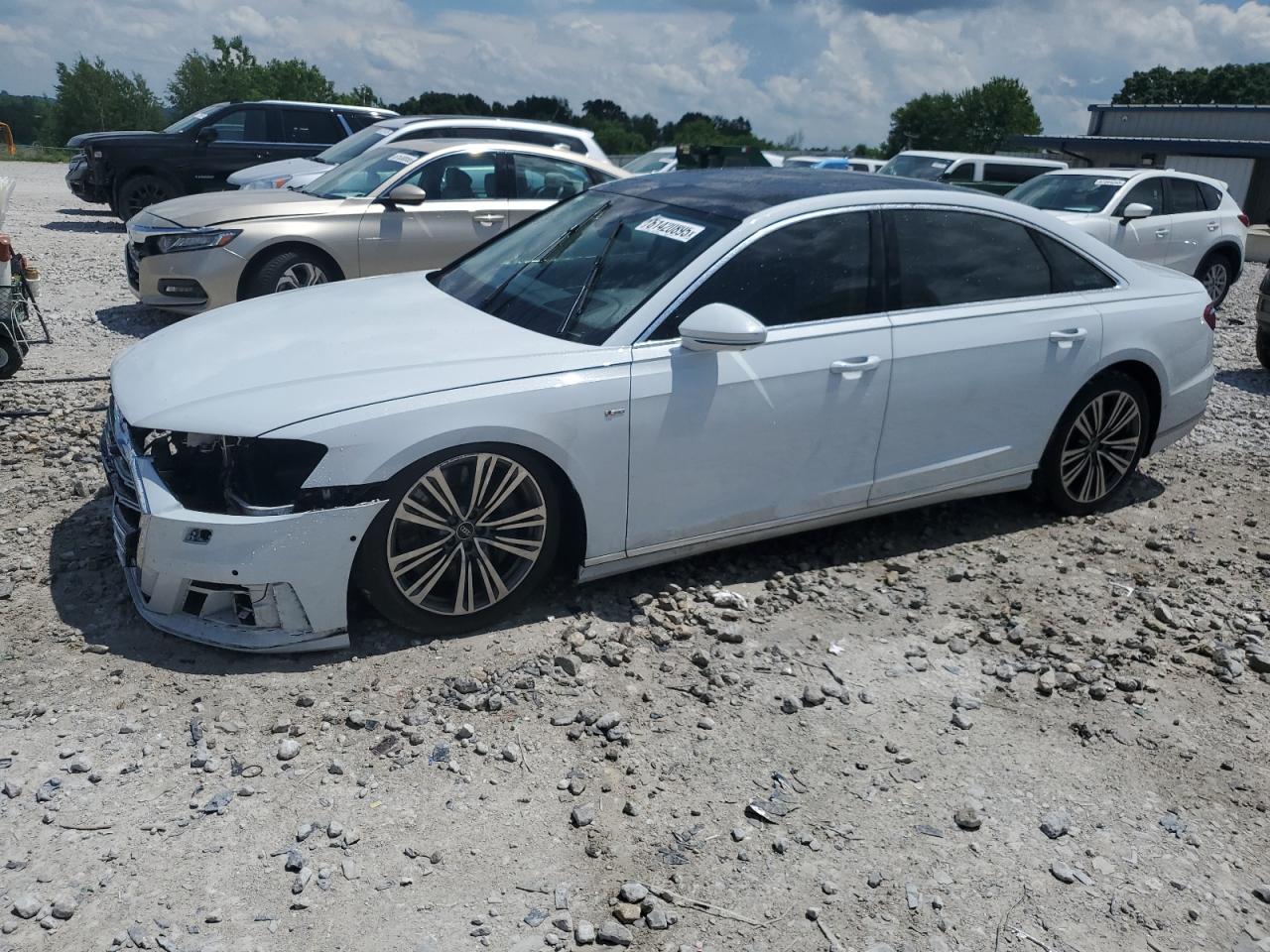 2021 Audi A8, VIN WAU8EAF86MN029452 — Front end