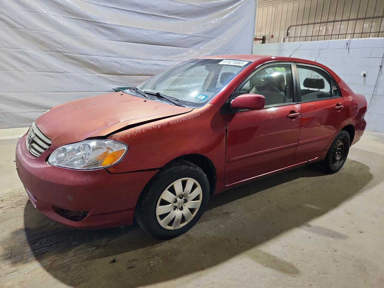 2004 Toyota Corolla CE, VIN JTDBR32E242025999 — Front end