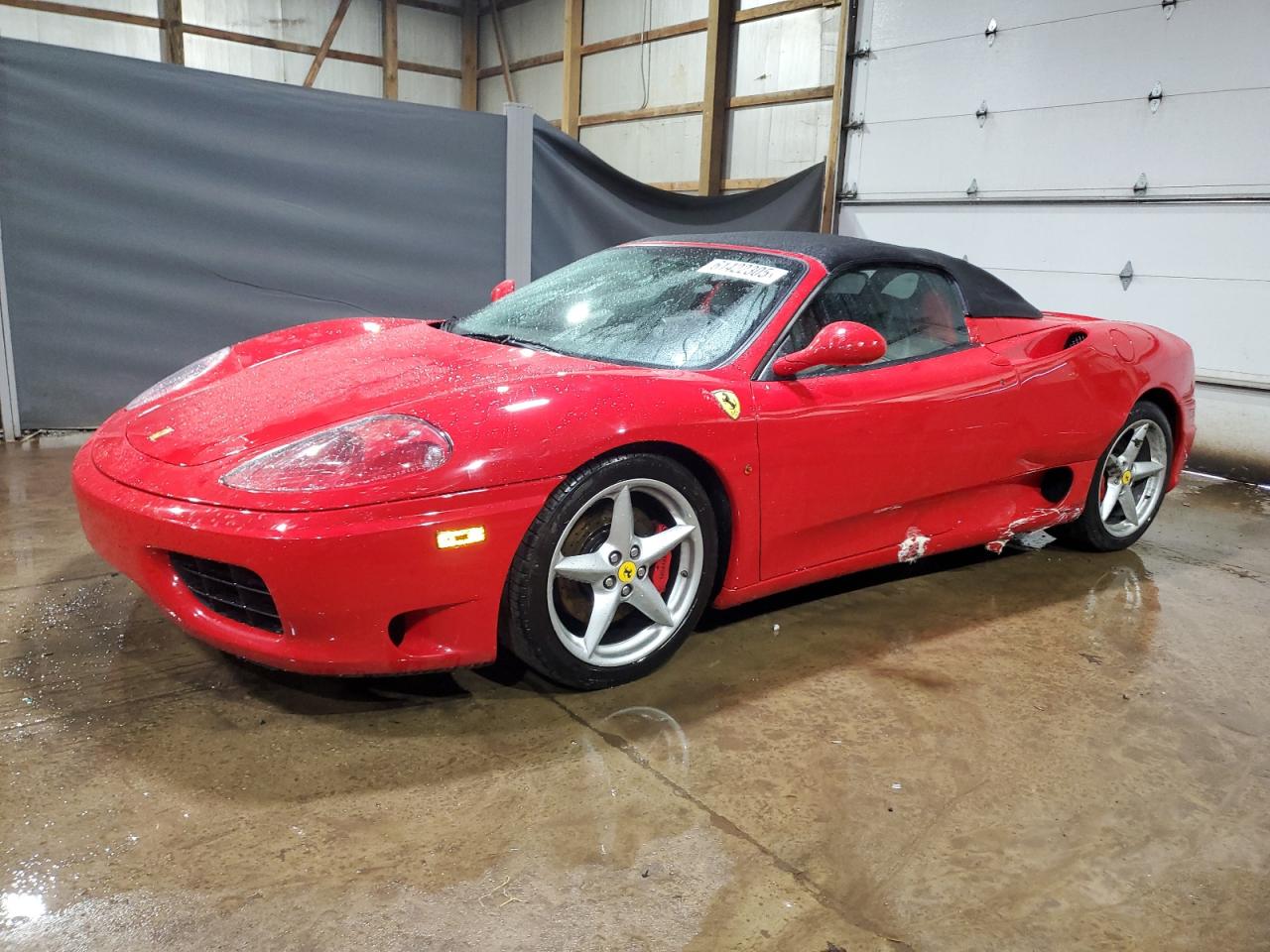 2004 Ferrari 360 Spider, VIN ZFFYT53A040135627 — Undercarriage