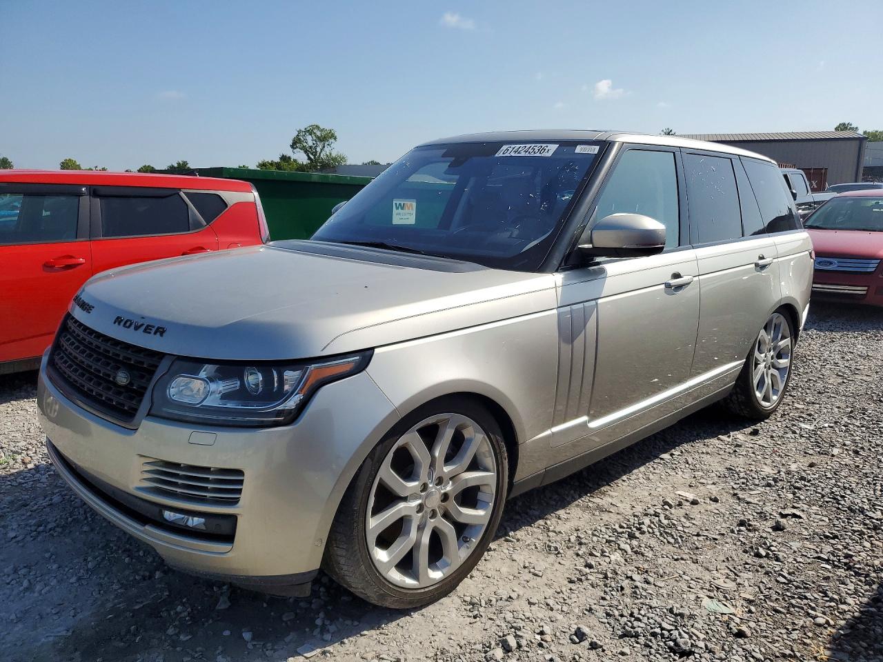 2016 Land Rover Range Rover Supercharged, VIN SALGS2EF9GA253476 — Rear end