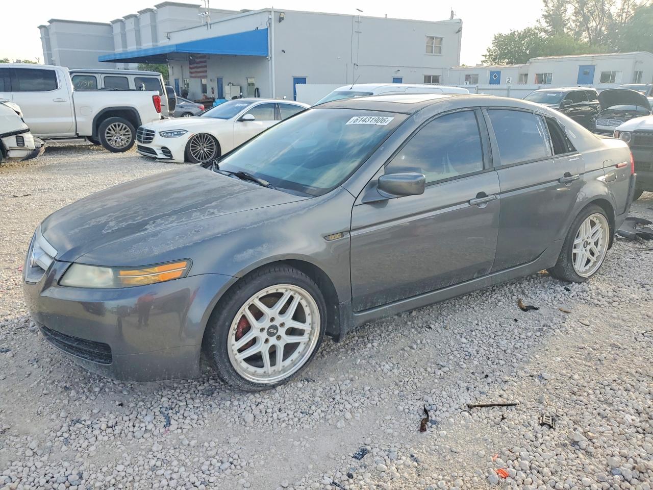 2004 Acura TL, VIN 19UUA662X4A030750 — Rear end