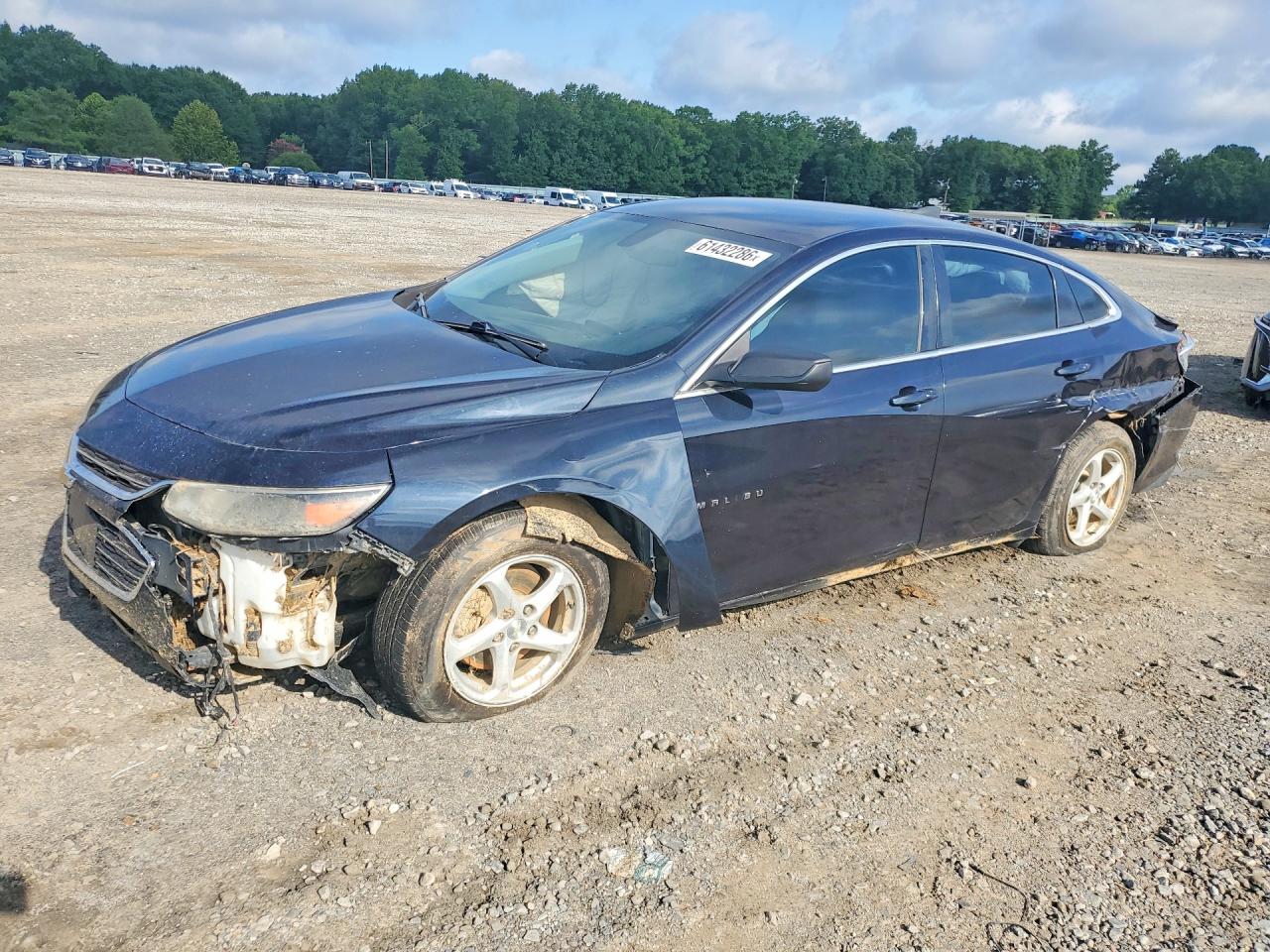 2017 Chevrolet Malibu LS, VIN 1G1ZB5ST1HF249625 — Front end