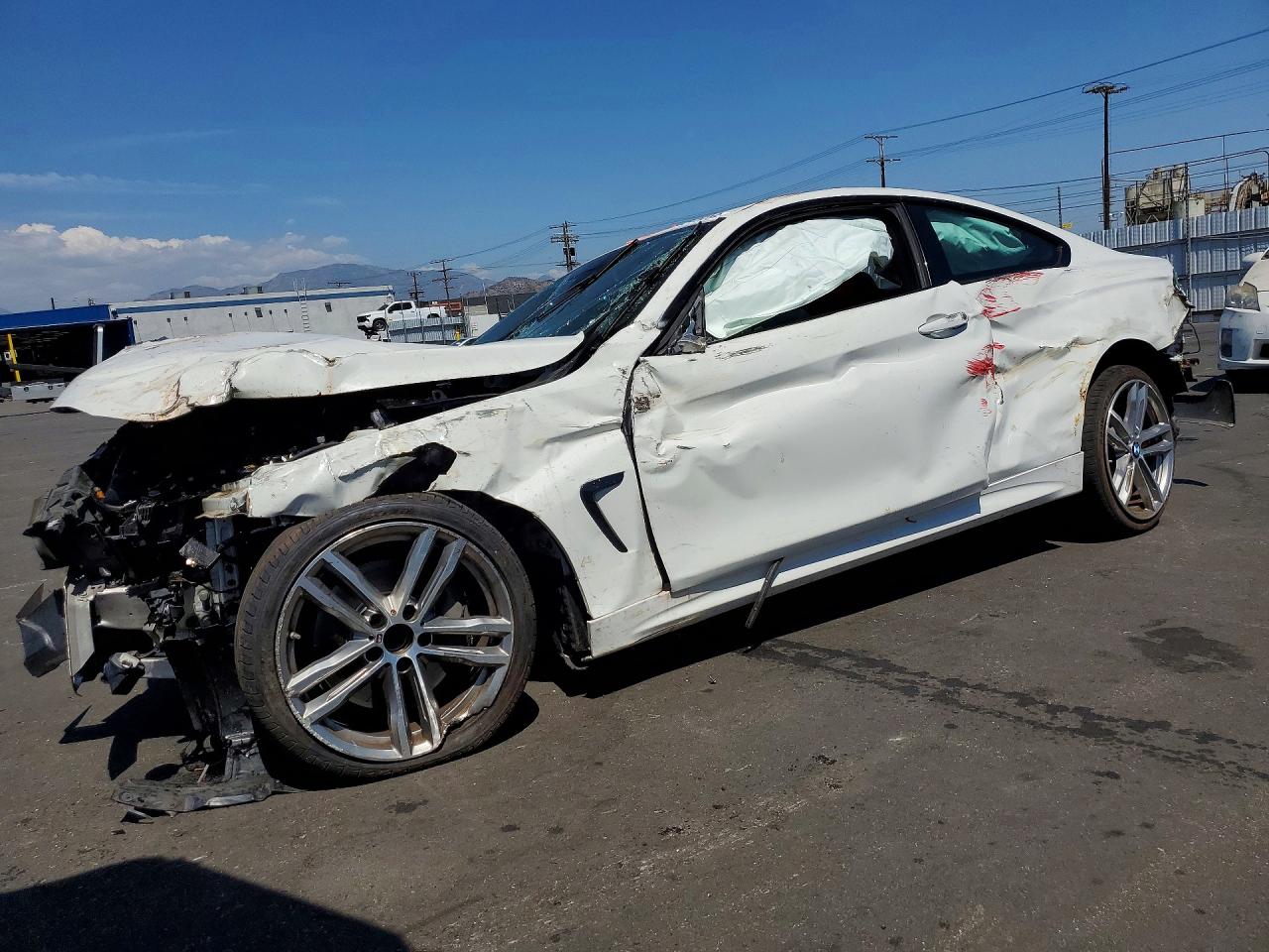 2018 BMW 4 Series 440i, VIN WBA4W7C55JAB87943 — Rollover