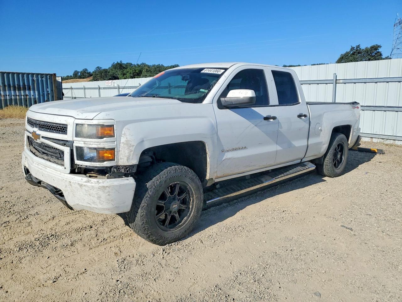 2014 Chevrolet Silverado 1500 Work Truck, VIN 1GCVKPEHXEZ341402 — Vandalism