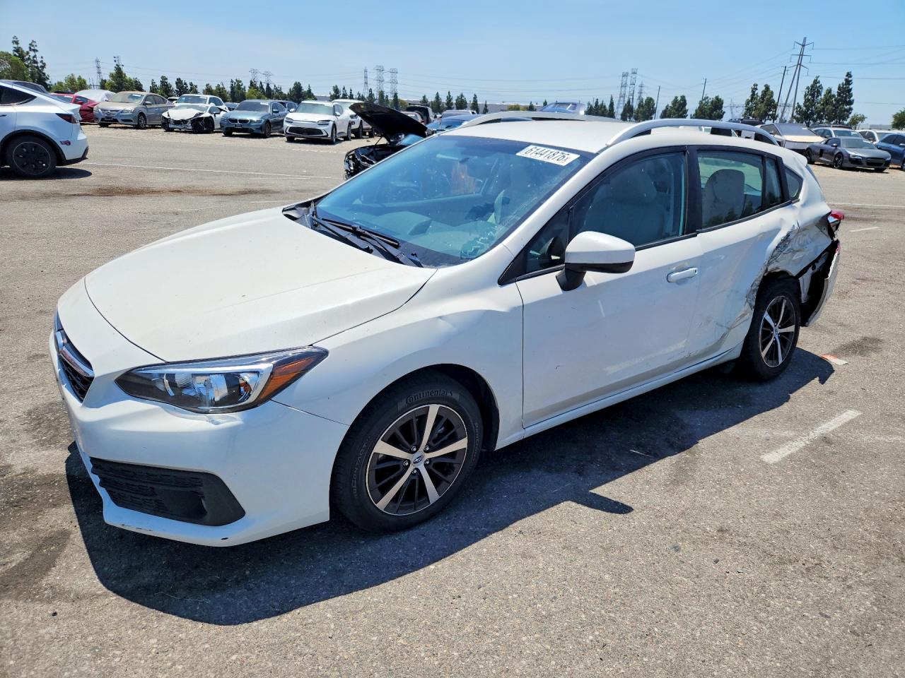2020 Subaru Impreza Premium, VIN 4S3GTAV66L3716445 — Front end