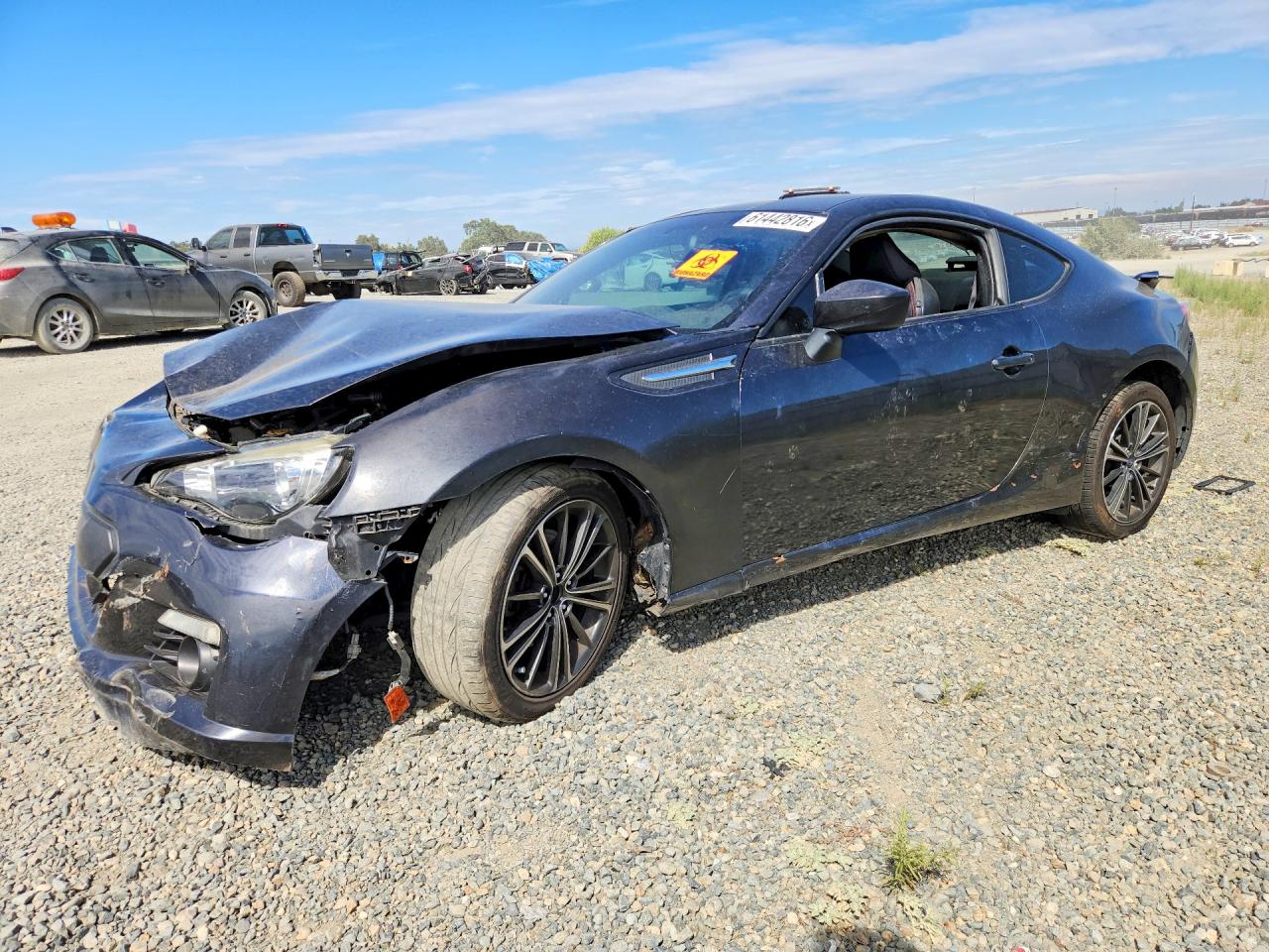 2015 Subaru BRZ Limited, VIN JF1ZCAC14F8602702 — Front end