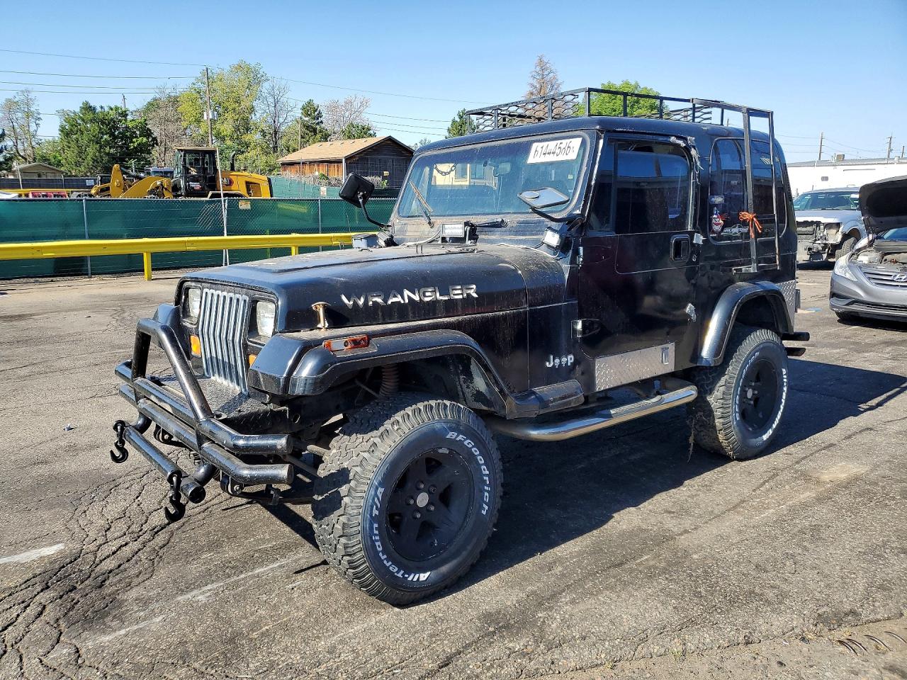 1994 Jeep Wrangler S, VIN 1J4FY19P3RP421489 — Rear end