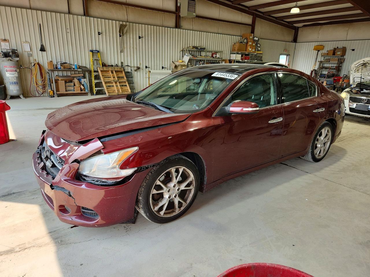 2012 Nissan Maxima SV, VIN 1N4AA5AP6CC870046 — Перед