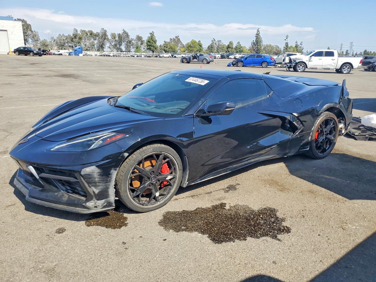 2022 Chevrolet Corvette 2LT, VIN 1G1YB3D45N5115059 — Rear end