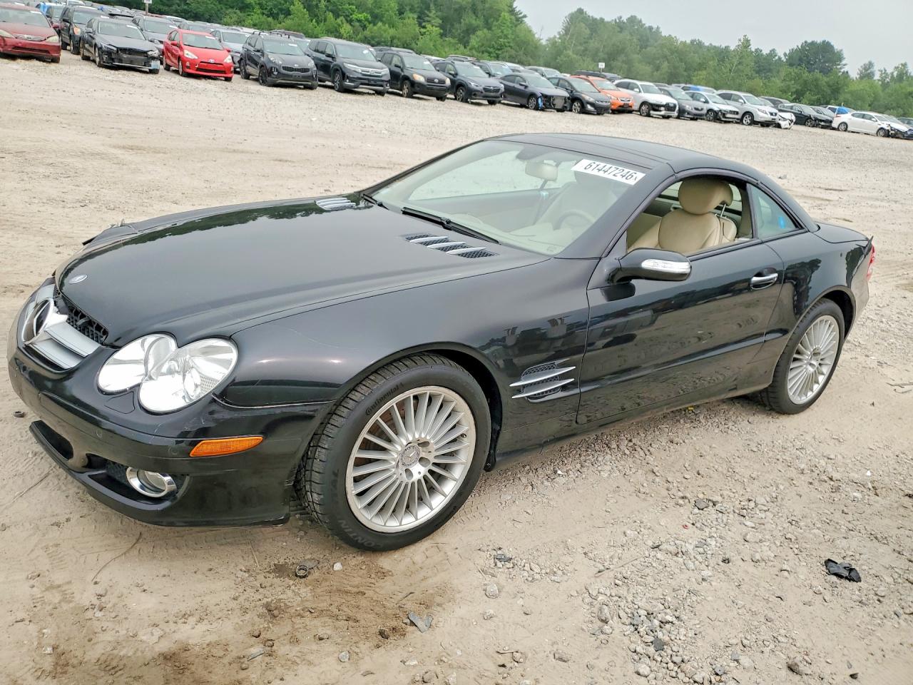 2007 Mercedes-Benz SL 550, VIN WDBSK71F67F127419 — Front end