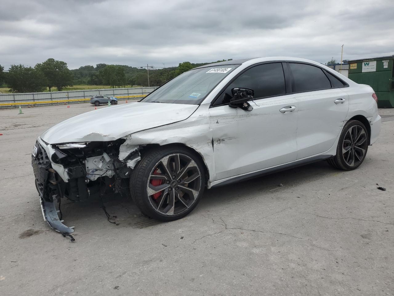 2022 Audi S3 Premium Plus, VIN WAUH3DGY5NA043471 — Front end