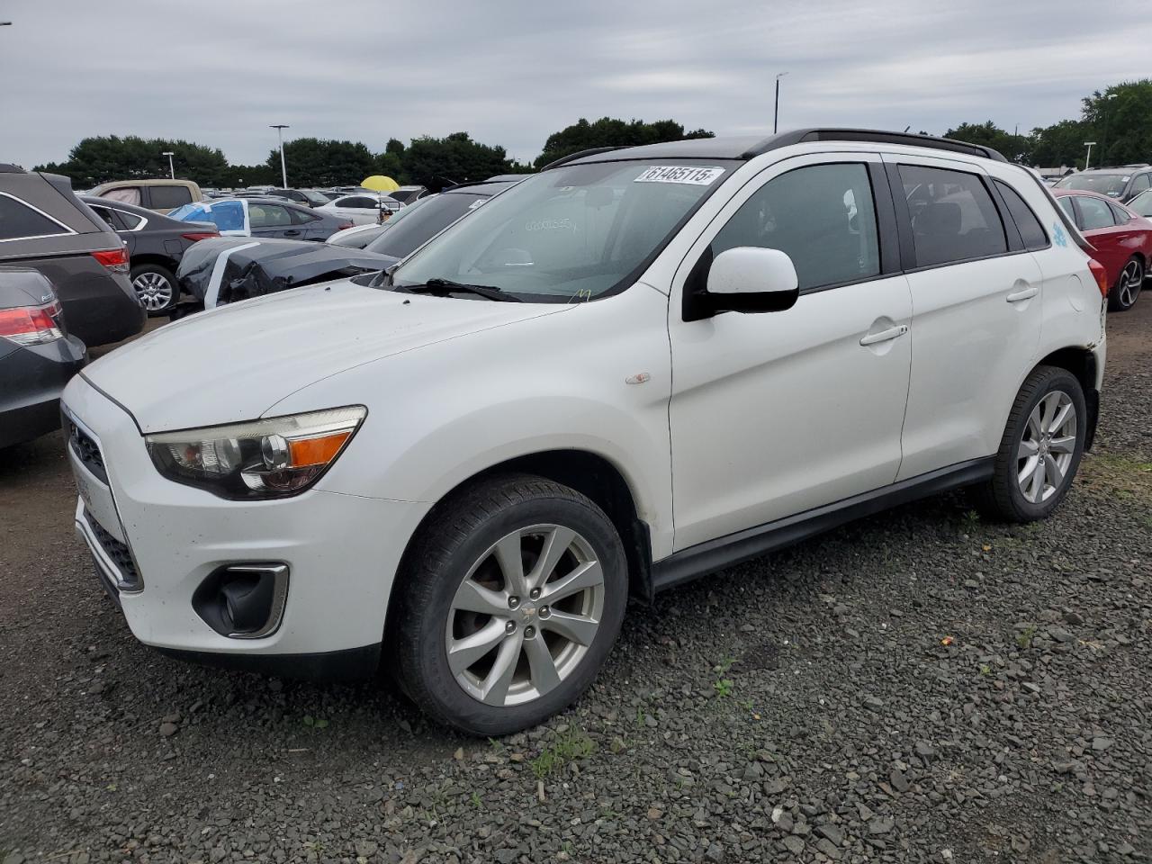2014 Mitsubishi Outlander Sport GT, VIN 4A4AJ4AU8EE601377 — Rear end