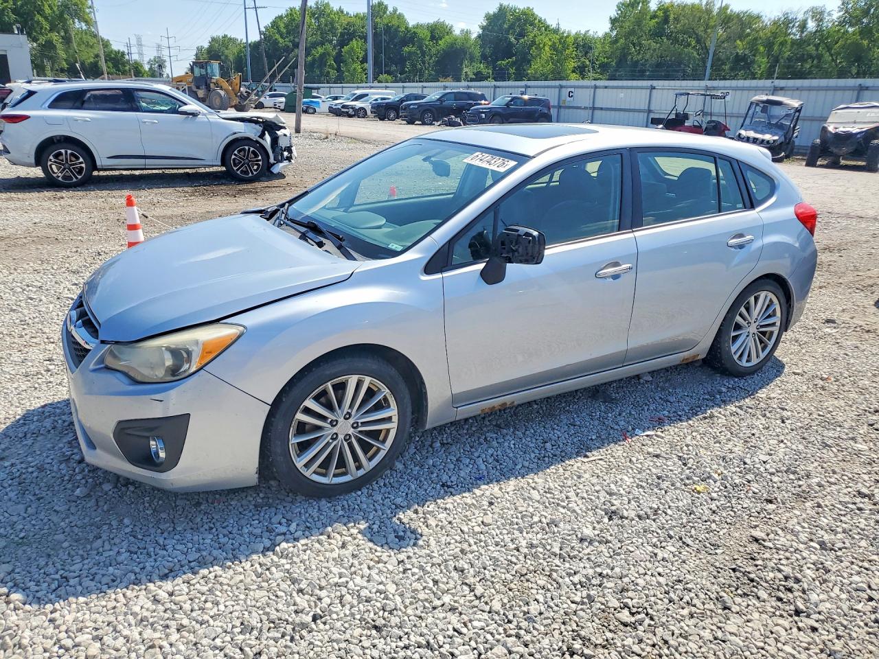 2013 Subaru Impreza Limited, VIN JF1GPAH64DH836402 — Front end