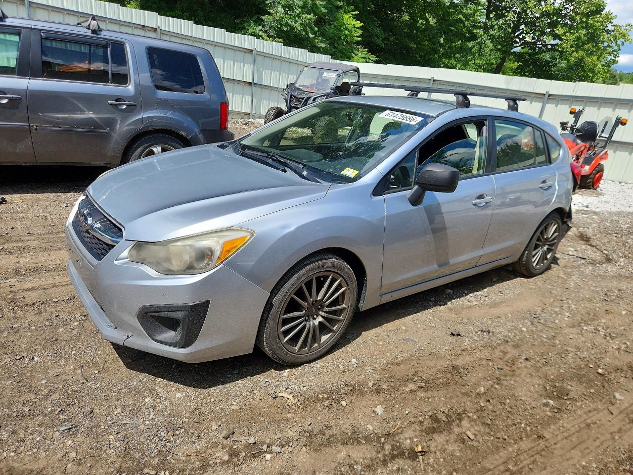 2014 Subaru Impreza 2.0i, VIN JF1GPAA67EG223871 — Rear end