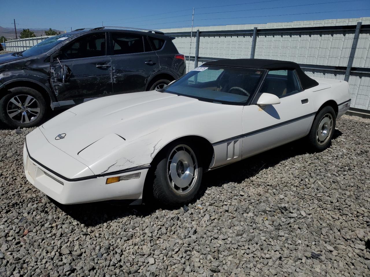 1987 Chevrolet Corvette, VIN 1G1YY3185H5117890 — Front end