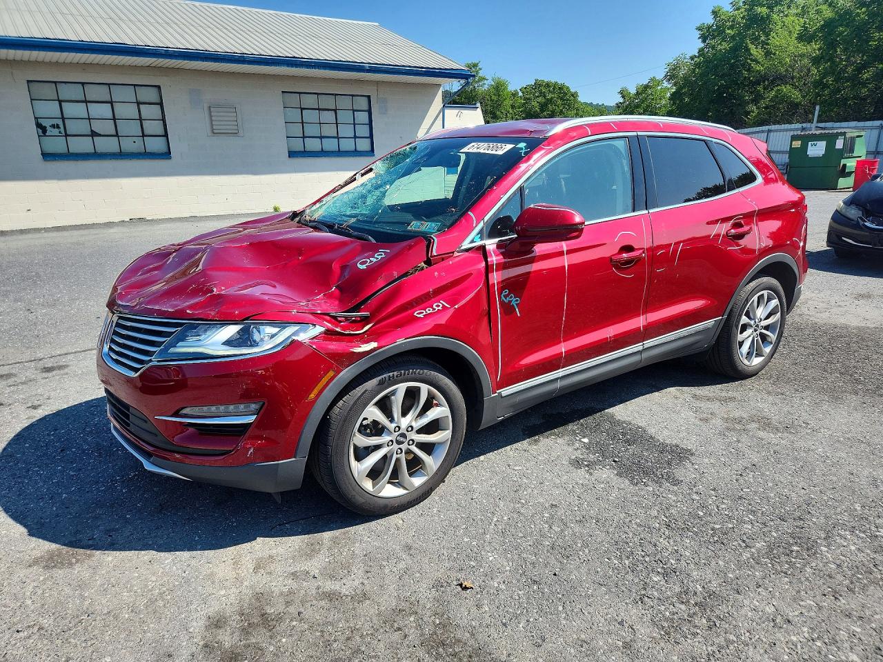 2018 Lincoln MKC Select, VIN 5LMCJ2D92JUL15190 — Вода / потоп