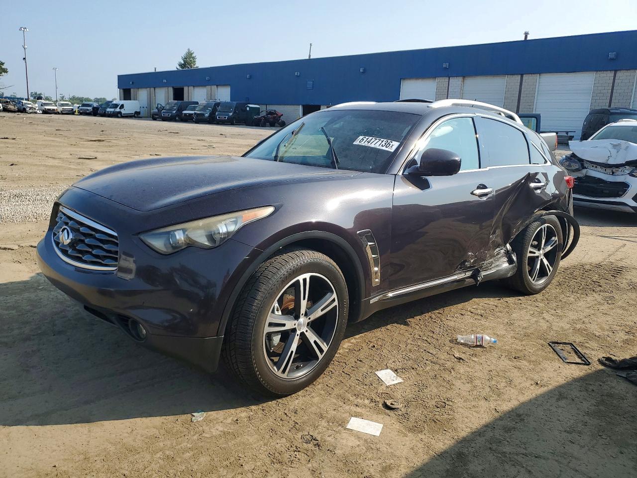 2011 Infiniti FX, VIN JN8BS1MW6BM170130 — Rear end