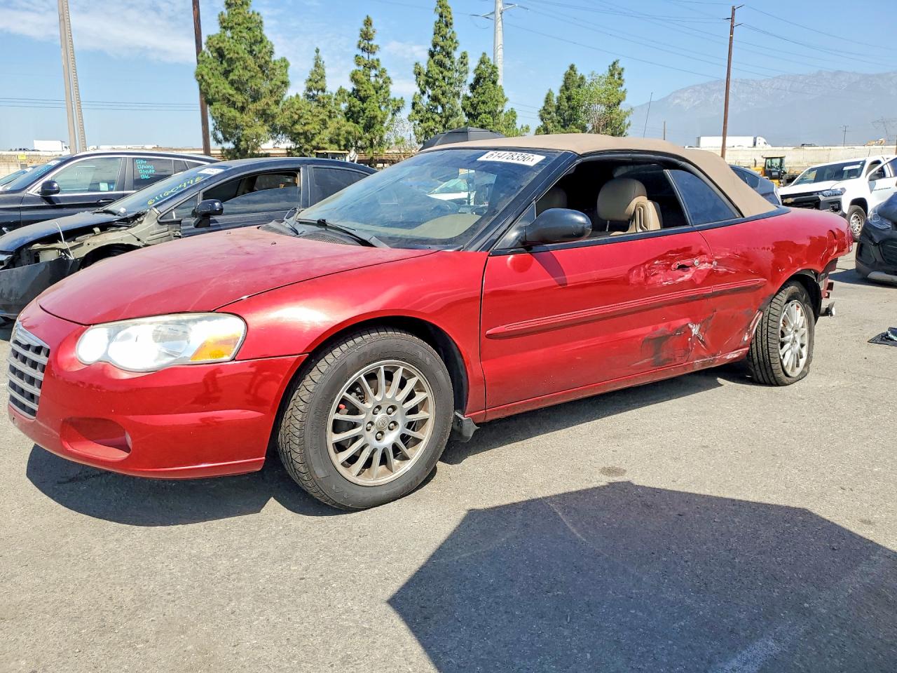 2004 Chrysler Sebring LXi, VIN 1C3EL55RX4N198374 — Side