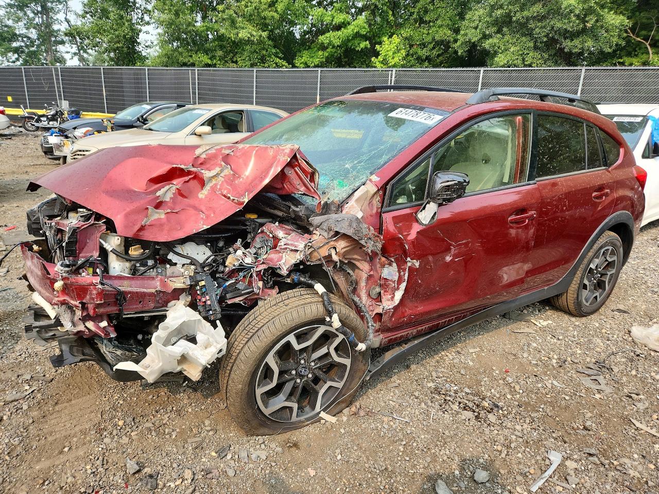 2017 Subaru Crosstrek Premium, VIN JF2GPABC1HH242740 — Front end
