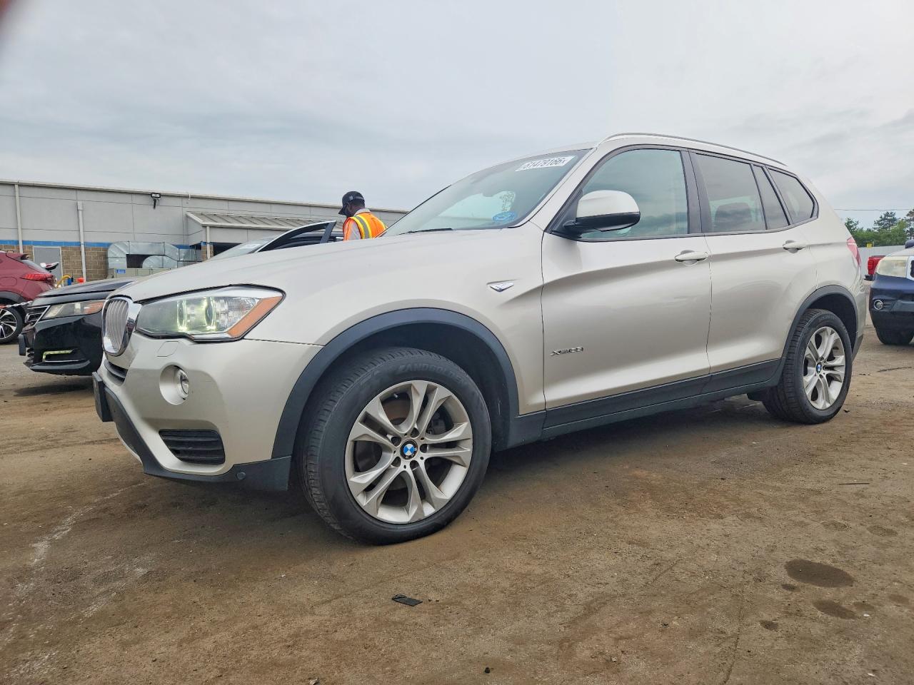 2015 BMW X3 xDrive35i, VIN 5UXWX7C56F0K35029 — Rear end