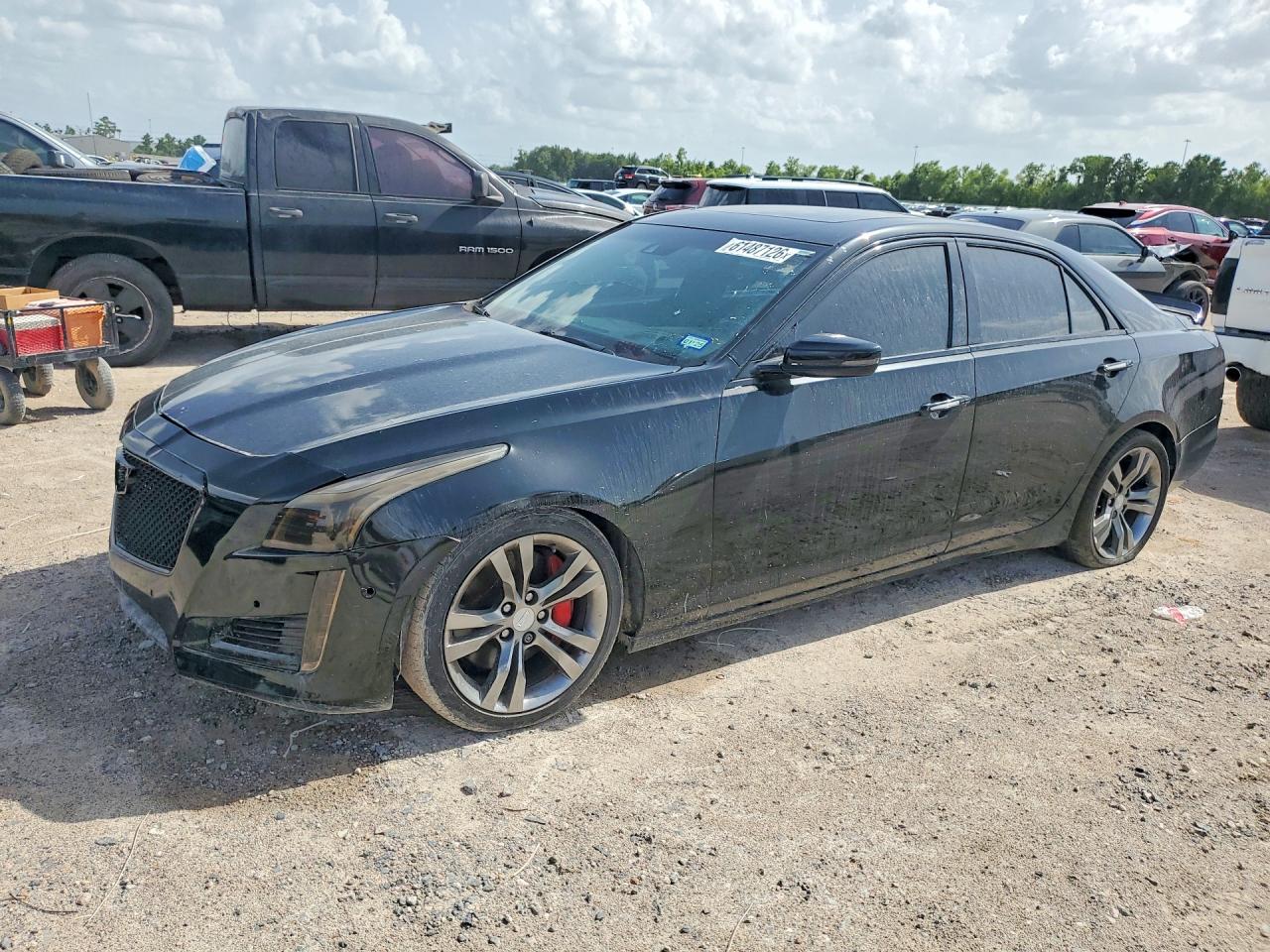 2014 Cadillac CTS Vsport Premium RWD, VIN 1G6AV5S85E0182195 — Minor dents and scratches