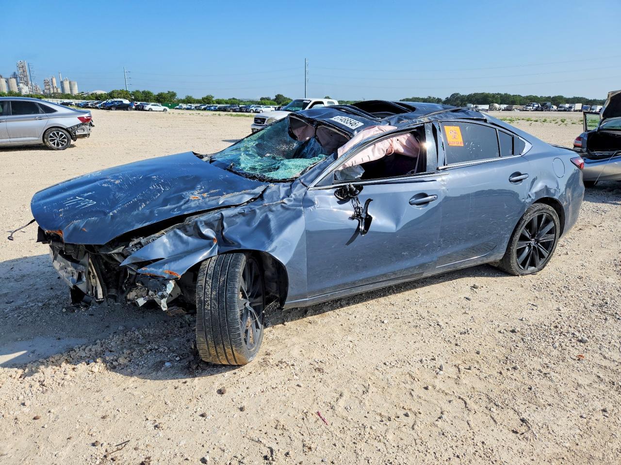 2021 Mazda 6 Carbon Edition, VIN JM1GL1WYXM1617799 — Rollover
