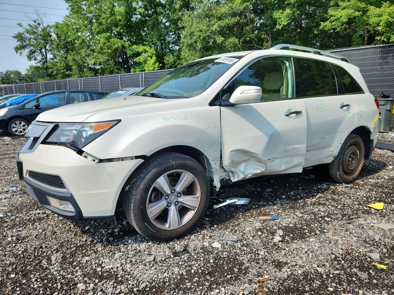 2013 Acura MDX, VIN 2HNYD2H23DH519709 — Side