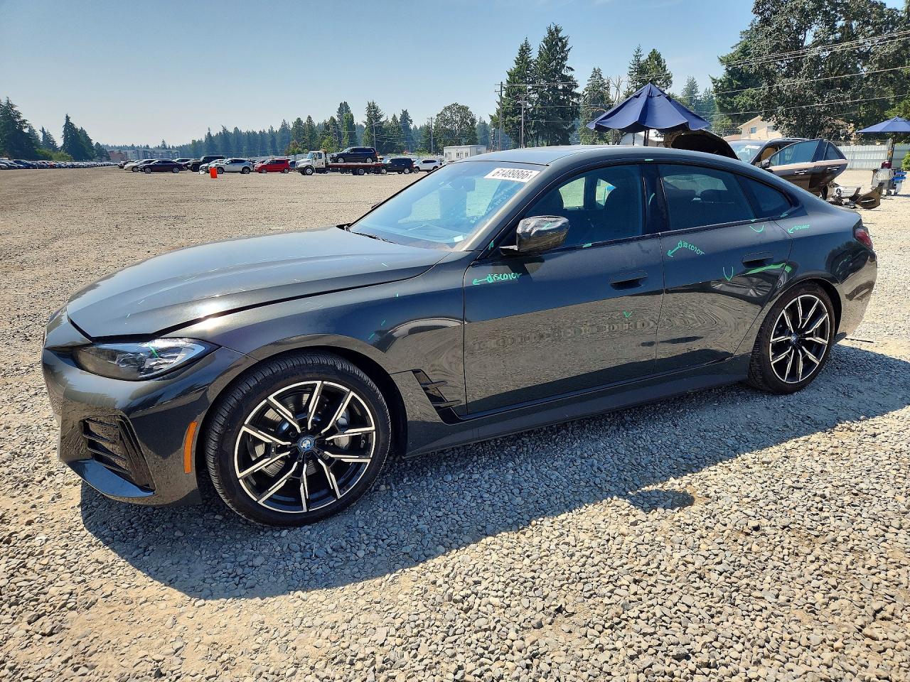 2024 BMW i4 xDrive40, VIN WBY83FB04RFS13651 — Burn