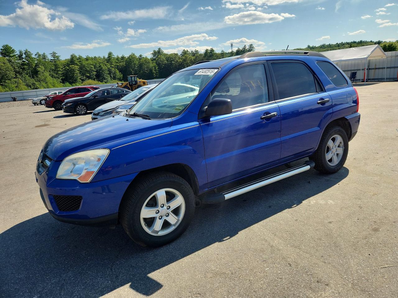 2010 Kia Sportage LX, VIN KNDKGCA32A7707253 — Undercarriage