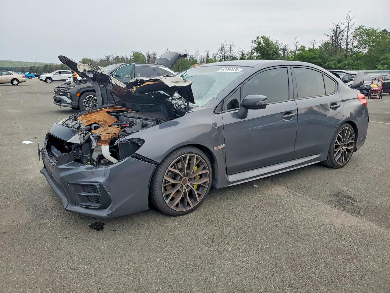 2021 Subaru WRX STI, VIN JF1VA2E64M9806698 — Front end