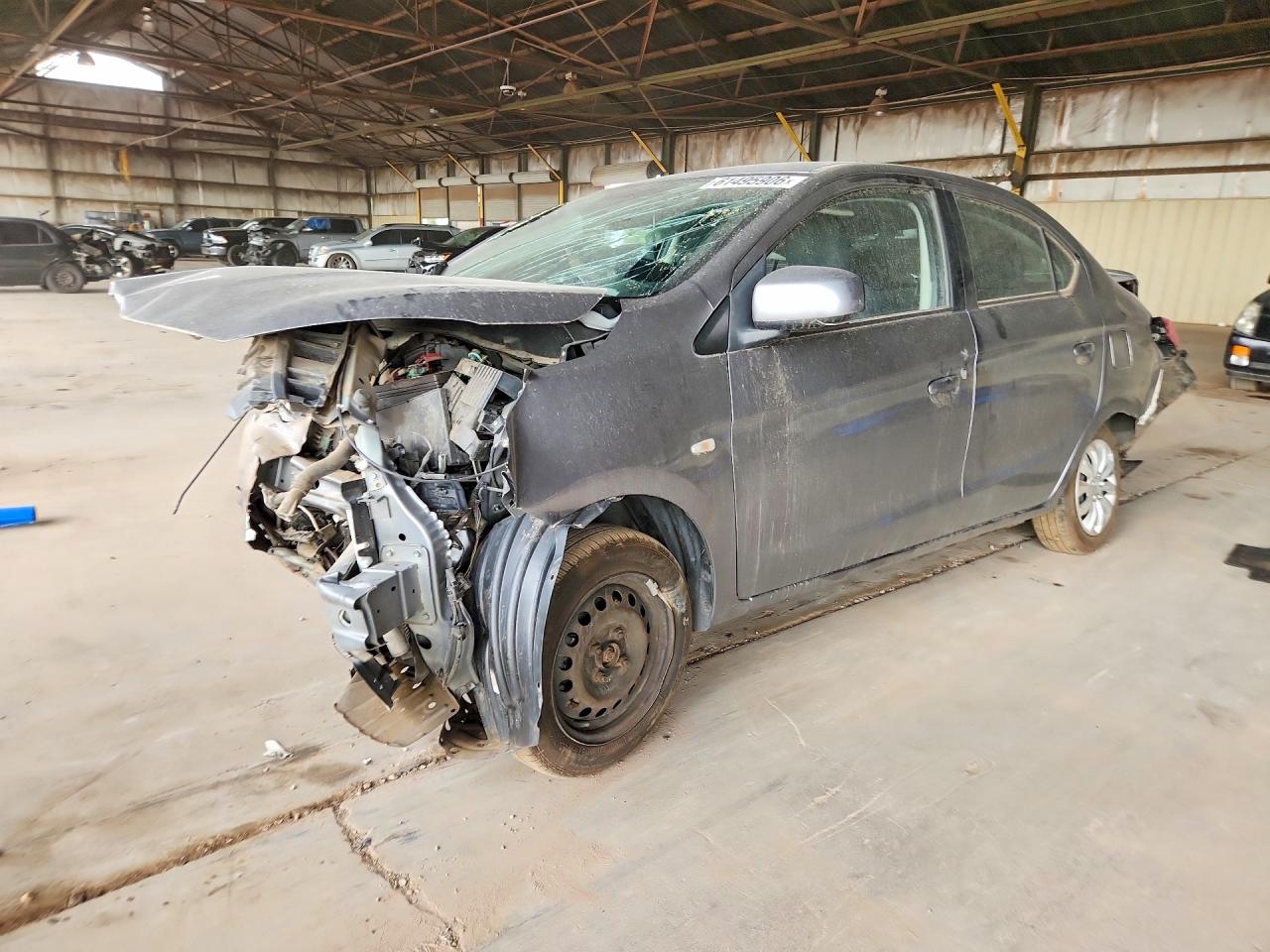 2017 Mitsubishi Mirage ES, VIN ML32F3FJ9HHF05868 — Front end