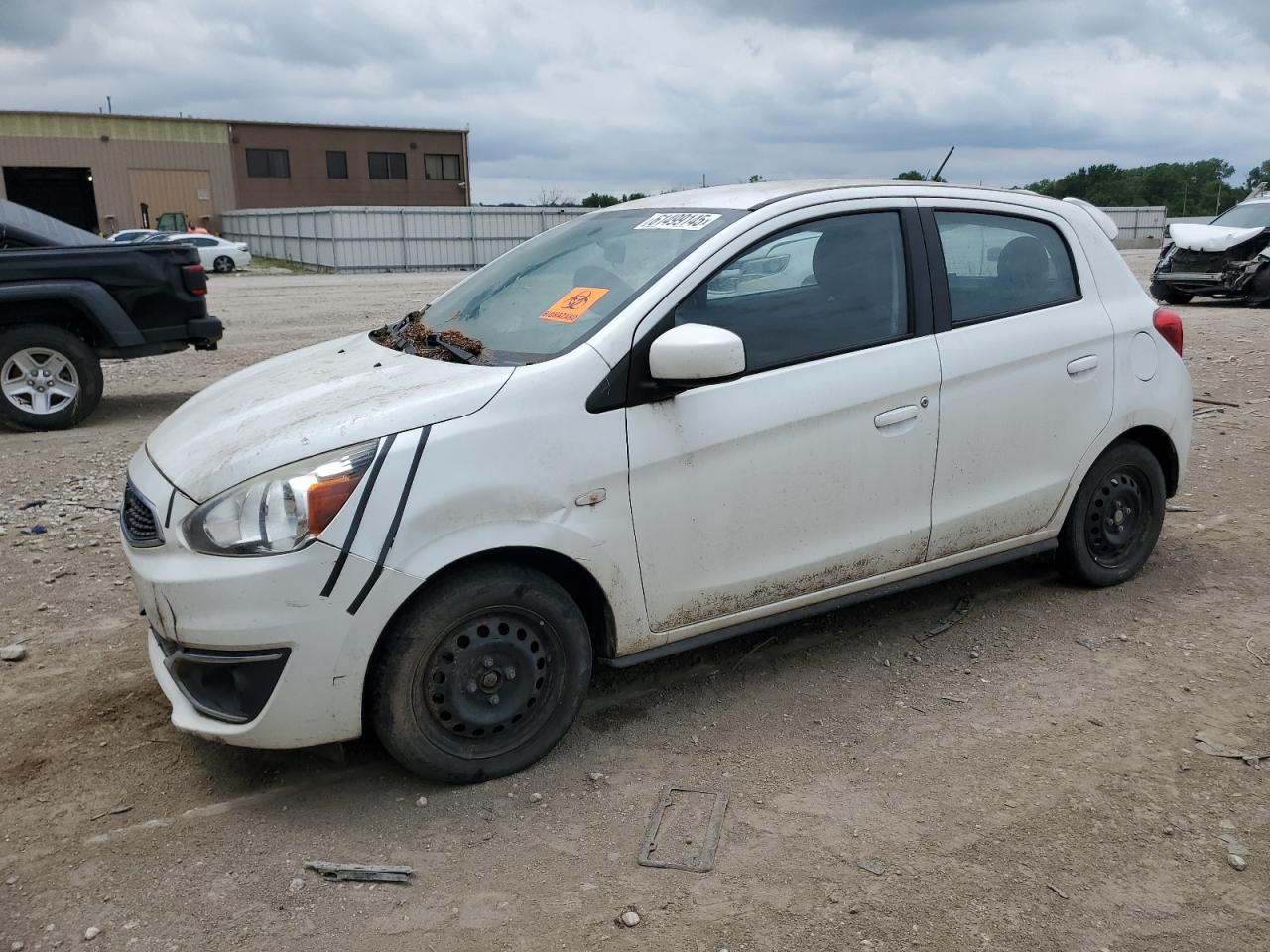 2017 Mitsubishi Mirage ES, VIN ML32A3HJ9HH005556 — Biohazard / chemical