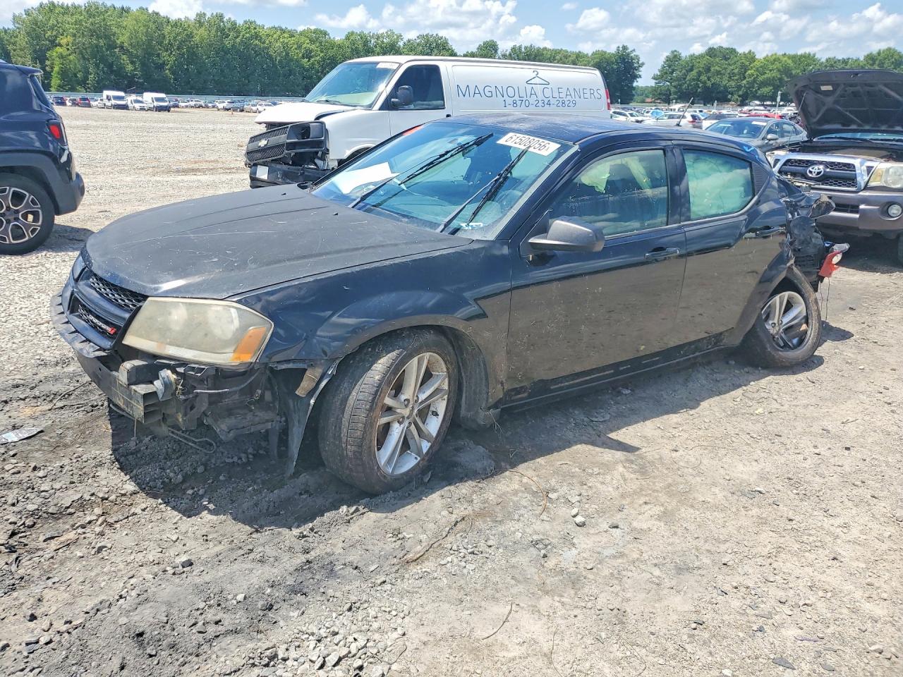 2014 Dodge Avenger SE, VIN 1C3CDZAB8EN162477 — Rear end