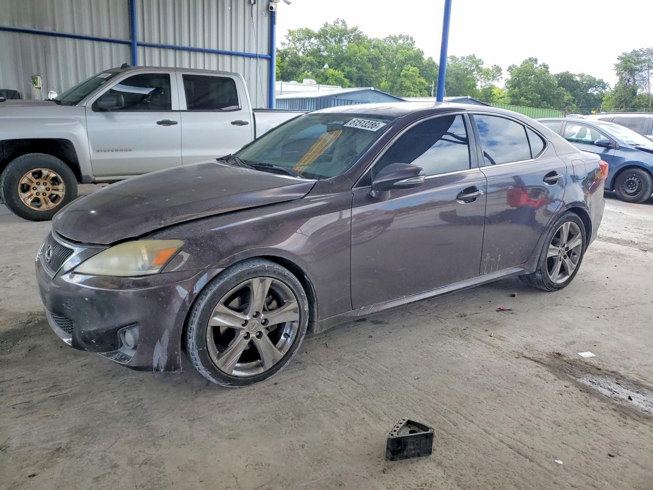 2012 Lexus IS 250, VIN JTHBF5C27C5178477 — Вандализм